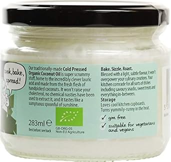 The Groovy Food Organic Virgin Coconut Oil, 283 Ml