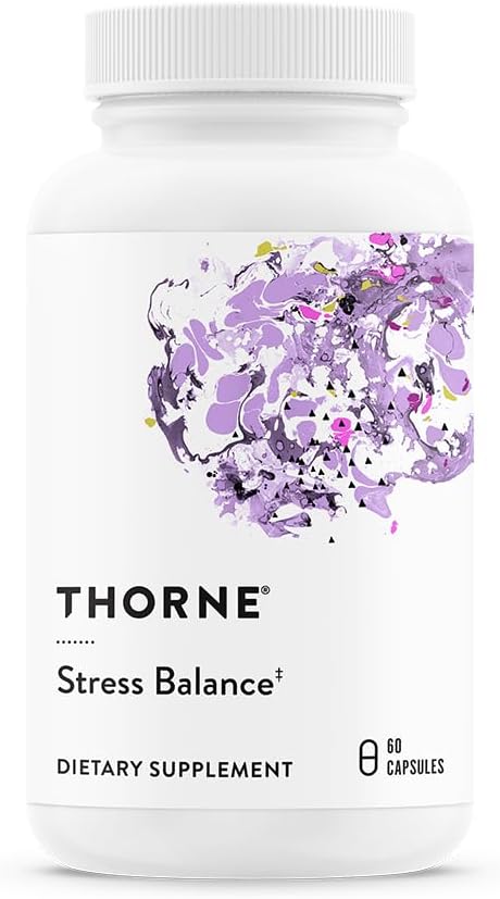 THORNE Adrenal Support Bundle - Stress Balance & Adrenal Cortex Combo - Stress Balance and Adrenal Cortex - 30 to 60 Servings