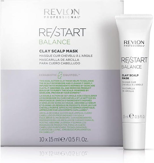 Revlon Professional Re/Start Balance Clay Scalp Mask (10 X 15 Ml)