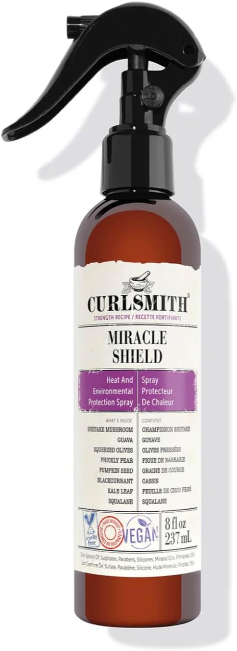 Curlsmith - Miracle Shield, Protein-Rich Hair Protection Spray For All Curl And Hair Types (237Ml)