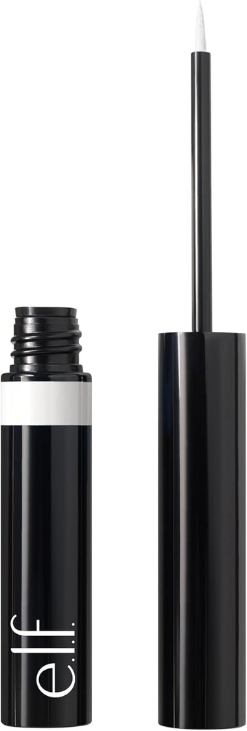 E.L.F. H2O Proof Inkwell Eyeliner Pen, High-Pigment, Waterproof Liquid Eyeliner, Delivers A Matte Finish, Vegan & Cruelty-Free, White Out