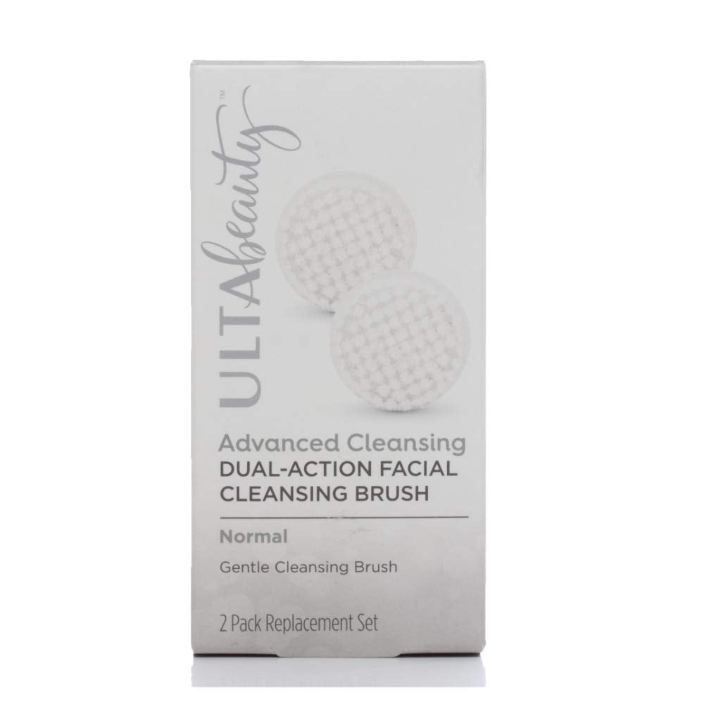 Ulta Beauty Advanced Cleansing Dual-Action Facial Cleansing System And One Set Replacement Brushes : Beauty & Personal Care