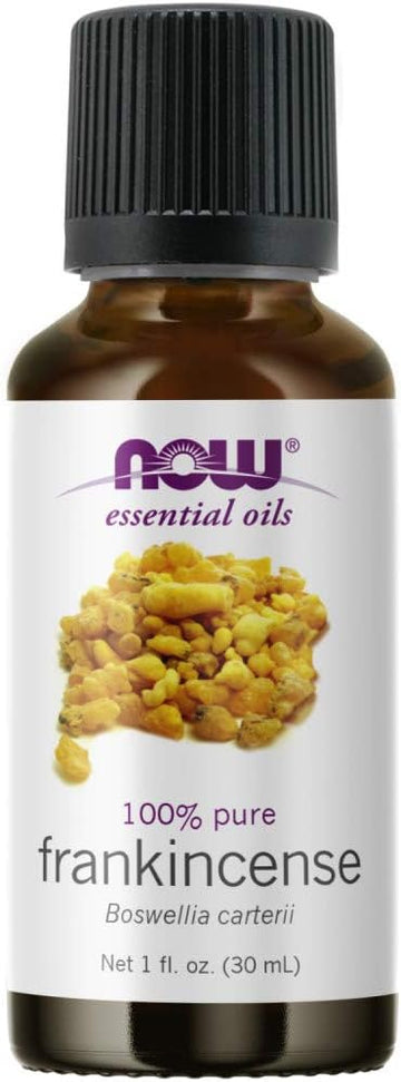 Now Essential Oils, Frankincense Oil, Centering Aromatherapy Scent, Steam Distilled, 100% Pure, Vegan, Child Resistant Cap, 1-Ounce