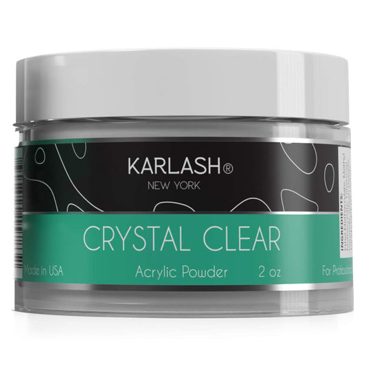 Karlash Professional Polymer Kit Acrylic Powder Crystal Clear 2 Oz And Acrylic Liquid Monomer 4 Oz For Doing Acrylic Nails, Mma Free, Ultra Shine And Strong Nails