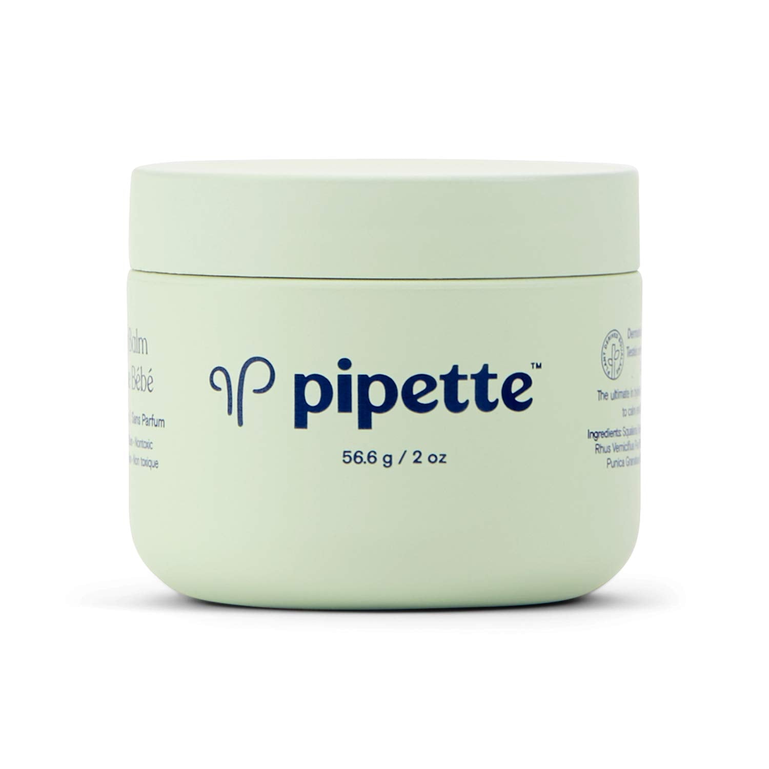 Pipette Baby Balm - Protects, Hydrates & Nourishes Sensitive Skin - Baby Essentials For Newborn With Renewable Plant-Derived Squalane, 2 Oz