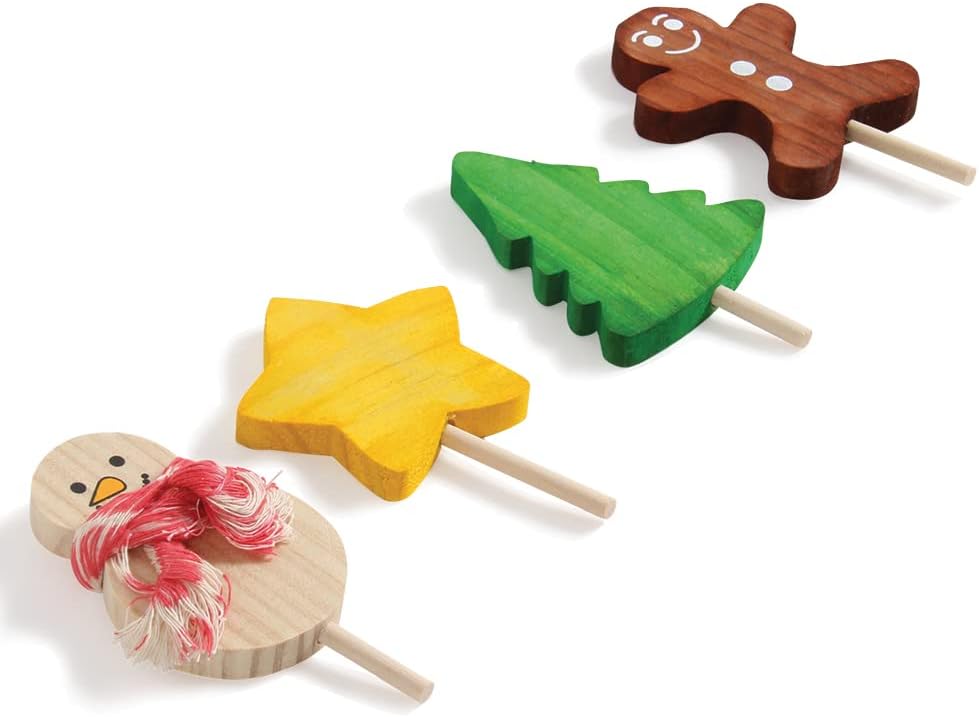 Large Festive Lollipop Parrot Foot Toys - Pack of 4 :Pet Supplies
