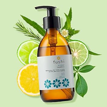 Fushi Stimulator Herbal Shampoo | Refillable Zero Waste Glass Bottle 230ml : Amazon.co.uk: Beauty