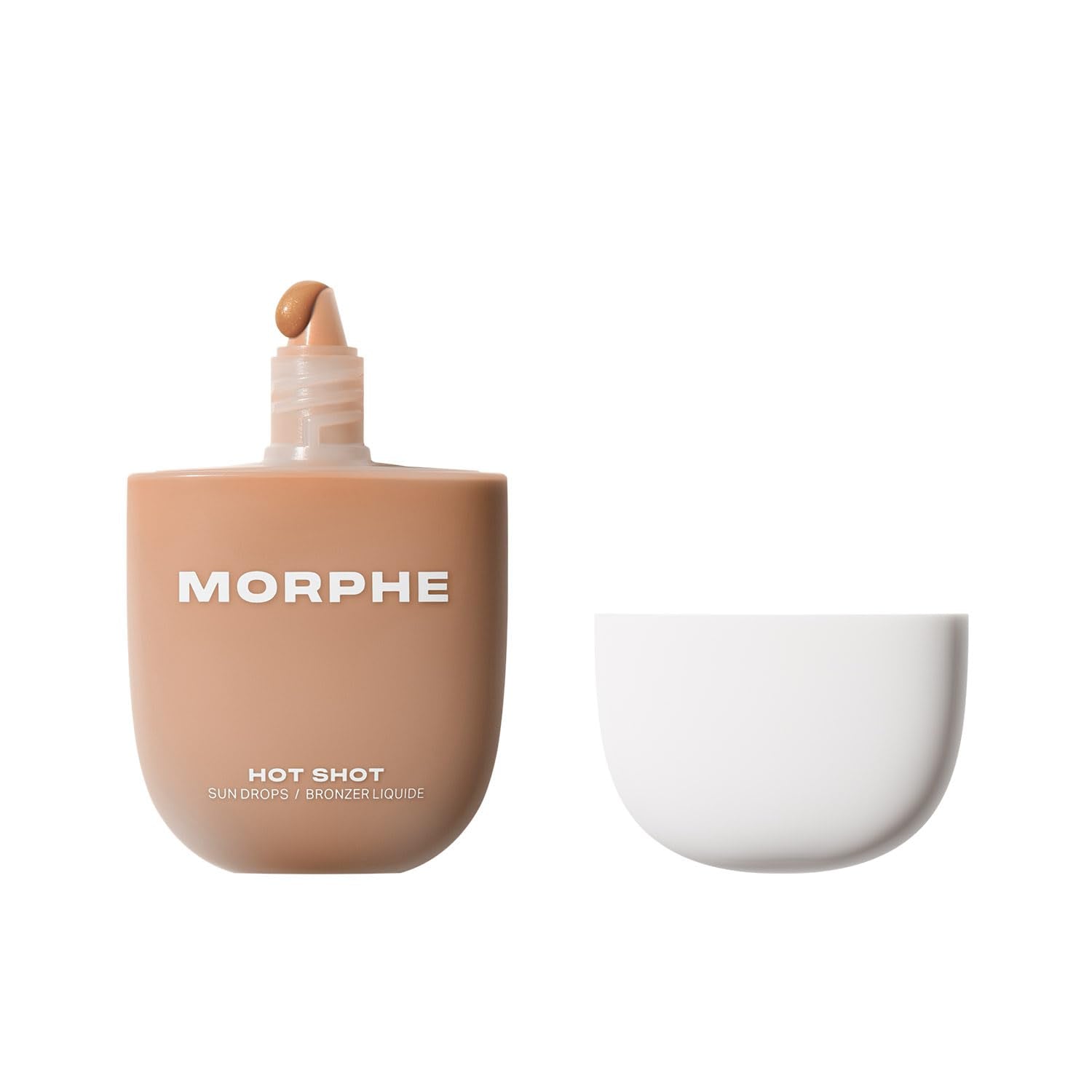 Morphe Hot Shot Sun Bronzing Drops - Waterweight Liquid Bronzer Drops With Niacinamide For Glowing Skin, Hydration & A Natural Radiant Finish - Fire Sign (1 Fl Oz)
