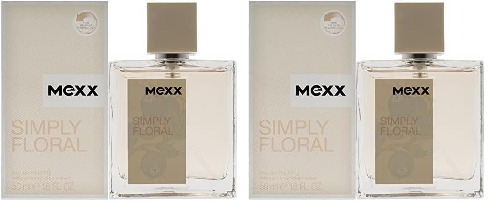 Mexx Simply Floral Eau De Toilette Spray, 1.6 Fl Oz : Beauty & Personal Care