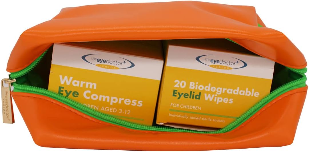 The Eye Doctor Junior Healthy Eye Kit - Kids Heated Eye Compress & 20x Eyelid Wipes for Dry Eyes - Tired Sore Dry Eyes Treatment - Children's Warm & Cold Mask & Individually Wrapped Cleansing Wipes : Amazon.co.uk: Beauty
