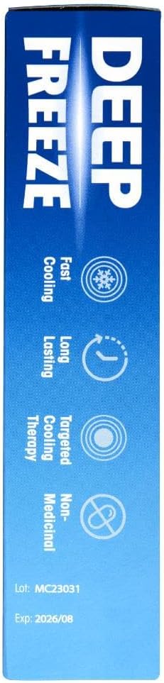 Deep Freeze, Pain Relief Glide On Gel, 50 Gram