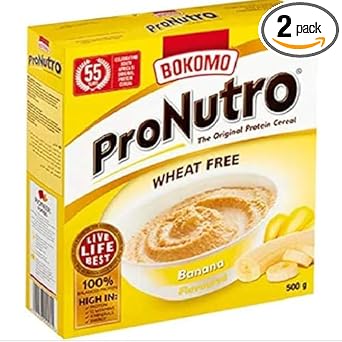 Bokomo Pronutro Wheat Free Banana Cereal 500G (2-Pack)