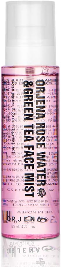 Orjena Rosewater & Green Tea Face Mist Face Spray Rose Water For Face Rosewater Spray_Korean Skin Care K Beauty_K Cosmetic