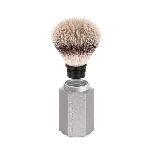 Mühle Hexagon Silvertip Fiber Luxurious Natural Grooming Shaving Brush