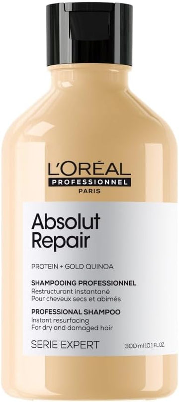 L’Oréal Professionnel Absolut Repair Hydrating Shampoo, For Dry Hair, Intense Softness & Shine, Moisturising & Nourishing, 300Ml