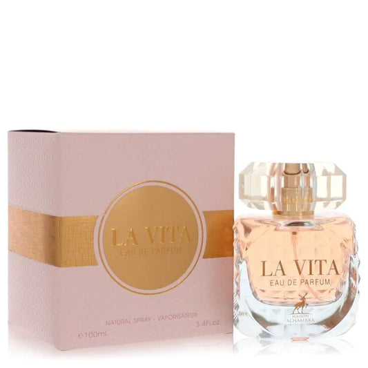 La Vita 3.4Oz By Maison Al Hambra Edp 100 Ml : Beauty & Personal Care