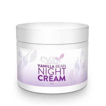 Eva Naturals Vanilla Bean Night Cream by Eva Naturals (60 ml) - With Vitamin E and Green Tea