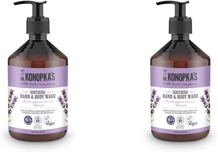 Dr.Konopka'S Soothing Hand And Body Wash, 500 Ml (Pack Of 2)