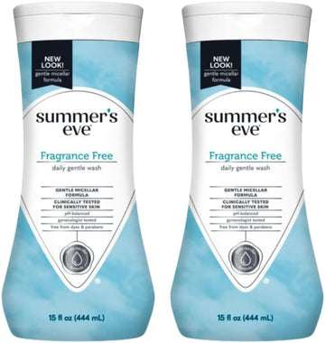 Summer'S Eve Fragrance Free Cleansing Wash 15 Ounce (Pack Of 2)