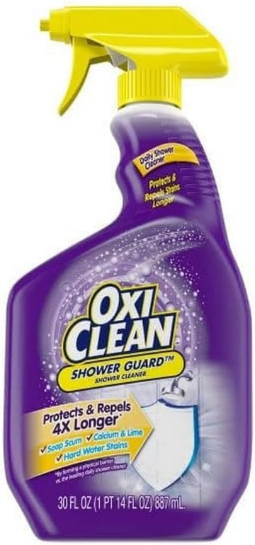 Oxiclean Shower Guard Daily Shower Cleaner, 30 Oz., Protects & Repels Stains