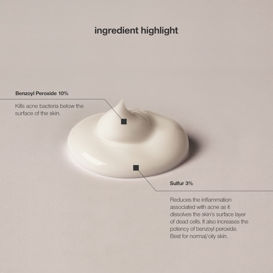 Control Corrective Clear Med 5% Acne Treatment Lotion, 2.5 Oz - Helps Clear & Control Breakouts, Benzoyl Peroxide, 3% Sulfur To Improve Efficacy And Dry Up Blemishes : Beauty & Personal Care