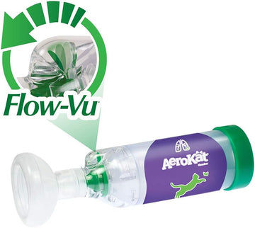 The Original Feline Aerosol Chamber Inhaler Spacer For Cats And Kittens With Exclusive Flo-Vu Indicator