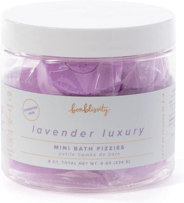 Mini Bath Bombs For Women, 8 Pcs - Fresh Lemongrass Scented Fizzies, Multipurpose Moisturizing Bath Bomb, Shower Steamer, Or Foot Soak, Home Aromatherapy With Hydrating Natural Oils