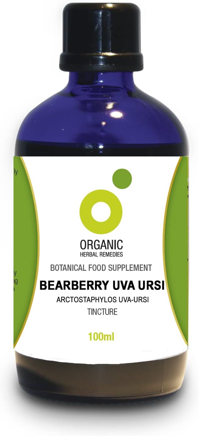 Organic Herbal Remedies 100 ml Bearberry Uva-Ursi Tincture : Amazon.co.uk: Health & Personal Care