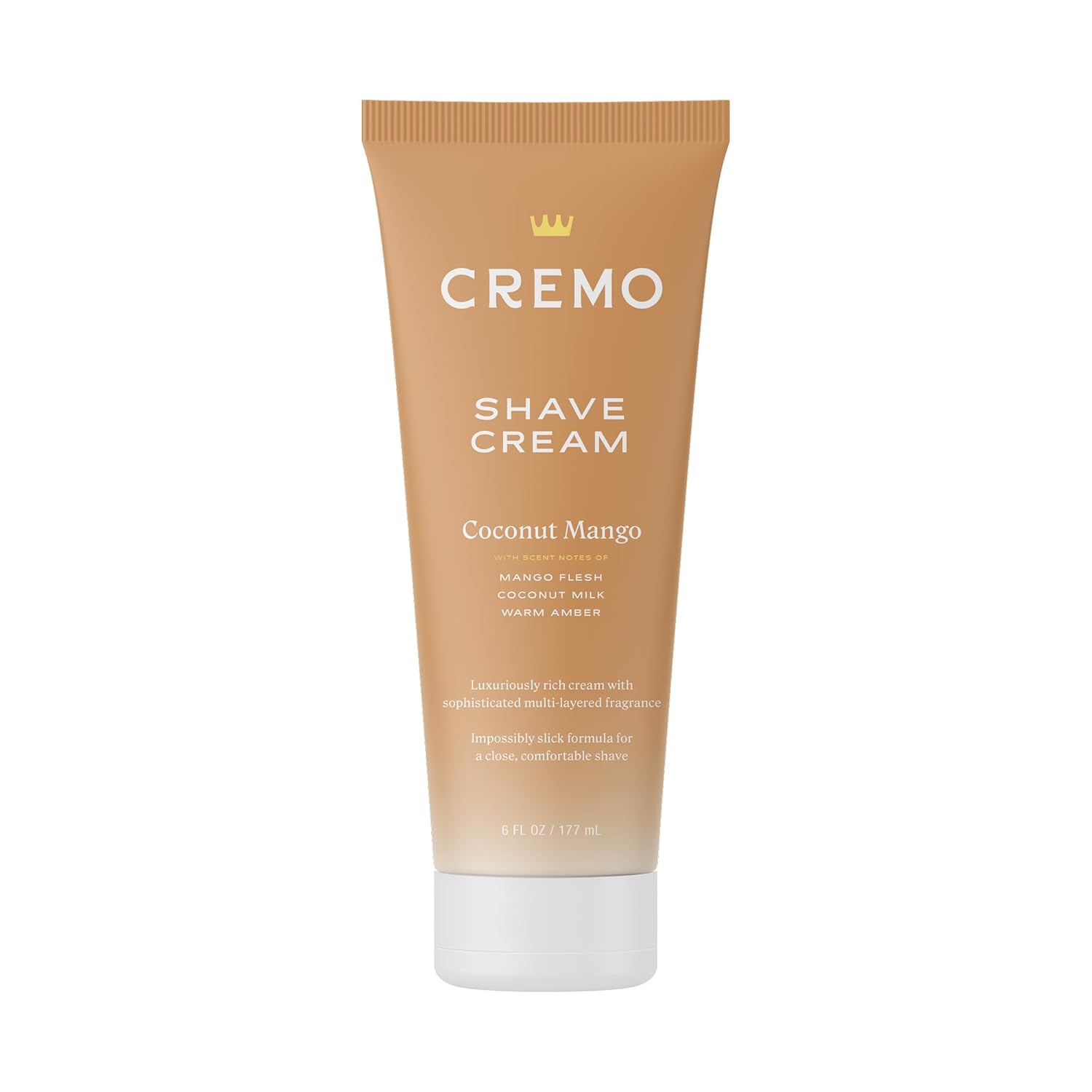 Cremo Cremo Coconut Mango Moisturizing Shave Cream, Astonishingly Superior Ultra-Slick Shaving Cream For Women Fights Nicks, Cuts And Razor Burn, 6 Fl Oz