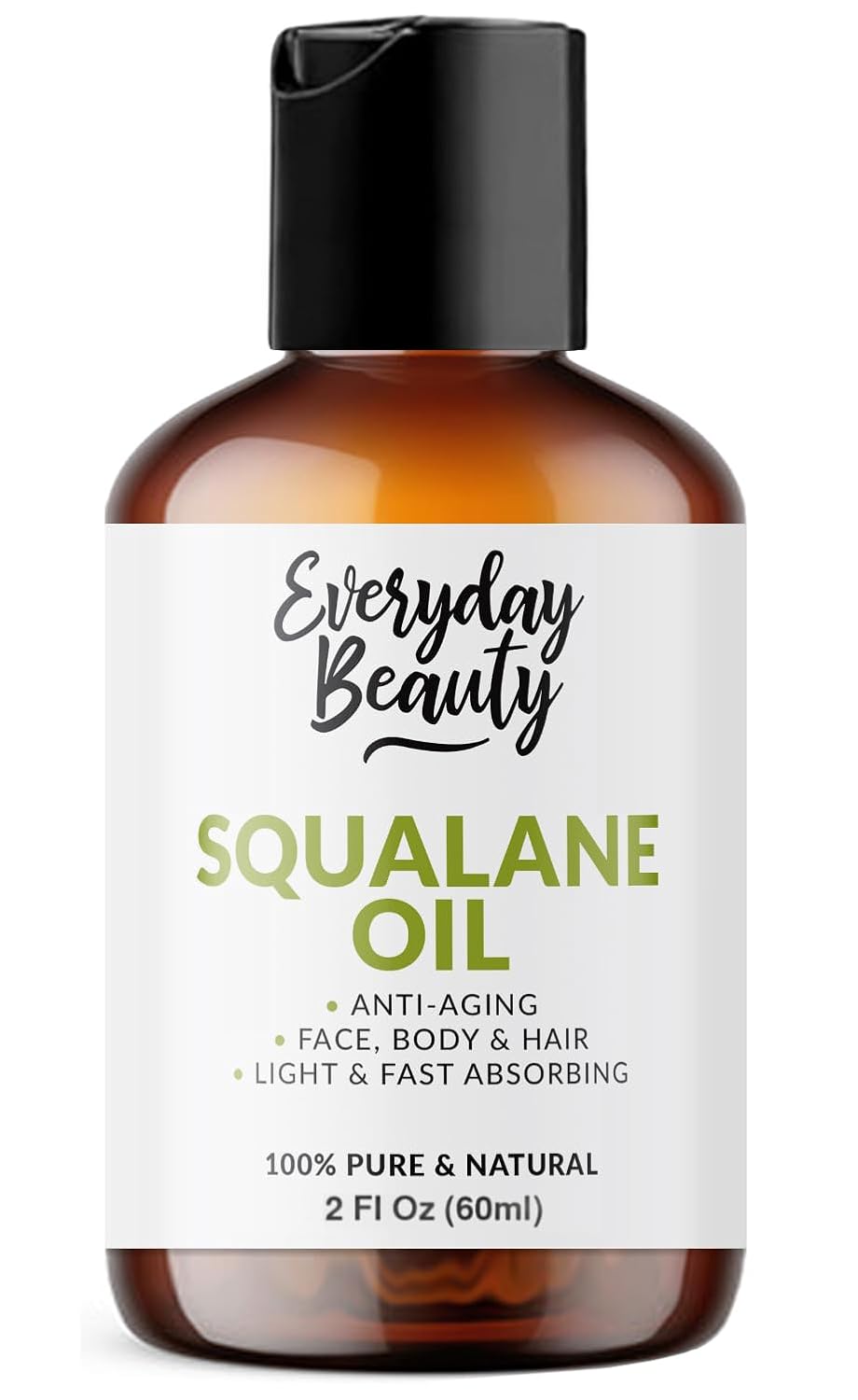 Squalane Oil - 100% Pure & Natural Plant Derived Facial Oil 8Oz Bulk - Cold Pressed And Unrefined Premium Grade Multipurpose Moisturizing Oil For Skin And Hair
