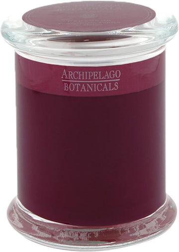 Archipelago Botanicals Rue Saint-Honoré Glass Jar Candle, Mahogany, Bitter Orange and Cardamom Scent, Lead-Free Candle Wicks, Burns Approx. 60 Hours (8.6 oz)