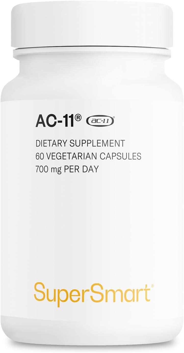 Supersmart - Ac-11 Supplement (Cat'S Claw Extract) 700Mg Per Day - Uncaria Tomentosa Bark - Cell Dna Repair - Anti Aging & Immune Support | Non-Gmo & Gluten Free - 60 Vegetarian Capsules