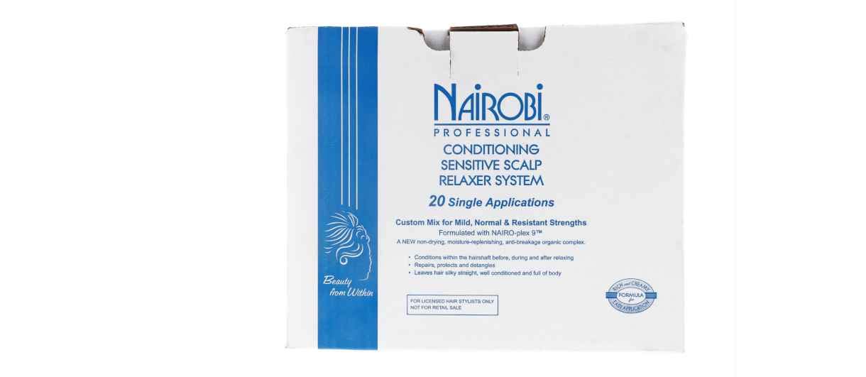 Conditioning Sensitive Scalp Relaxer System Kit 20 Single Applications : Cuticle Care Products : Beauty & Personal Care