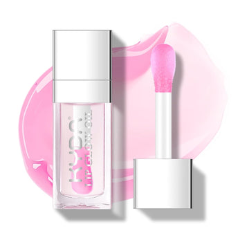 Kyda Hydrating Lip Glow Oil, Moisturizing Lip Oil, Glossy Transparent Plumping Lip Gloss, Tinted Lip Oil For Lip Care And Dry Lips-Raspberry
