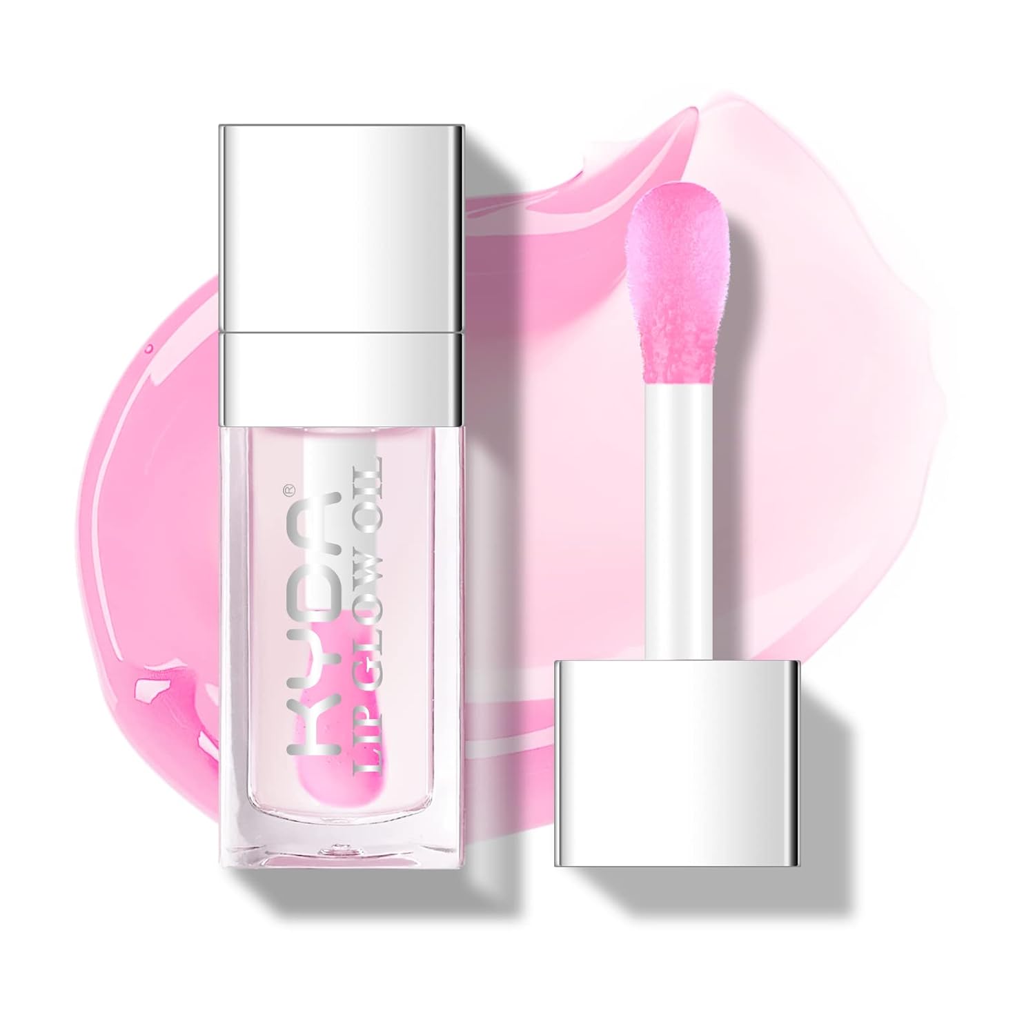 Kyda Hydrating, Moisturizing Lip Oil - Glossy, Tinted Lip Gloss For Dry Lips - Rosewood