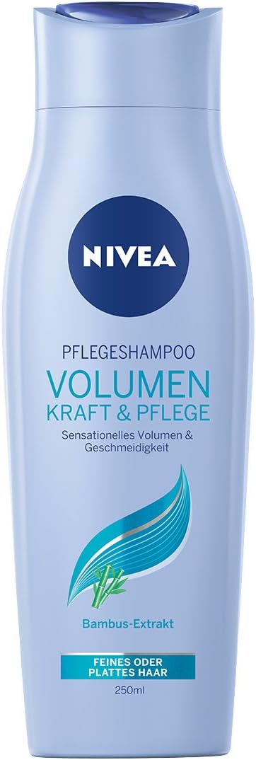 Nivea Hair Care Shampoo (For Fine Or Flat Hair, 4 Packs Of 250 Ml Bottle, Volume & Care