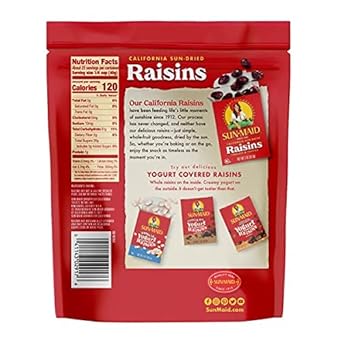 Sun-Maid California Sun-Dried Raisins - (2 Pack) 32 Oz Resealable Bag - Dried Fruit Snack For Lunches, Snacks, And Natural Sweeteners