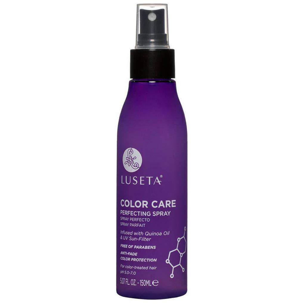 Luseta Color Care Perfecting Spray Luster Lock Multi-Perfector Daily Shine & Protect Spray With Quinoa Oil, 5.07Oz