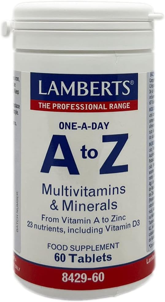 Lamberts A-Z Complete Multivitamin 60 Tablets - Comprehensive Daily Formula