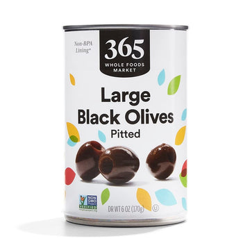 365 By Whole Foods Market, Ripe Large Pitted Olives, 6 Ounce
