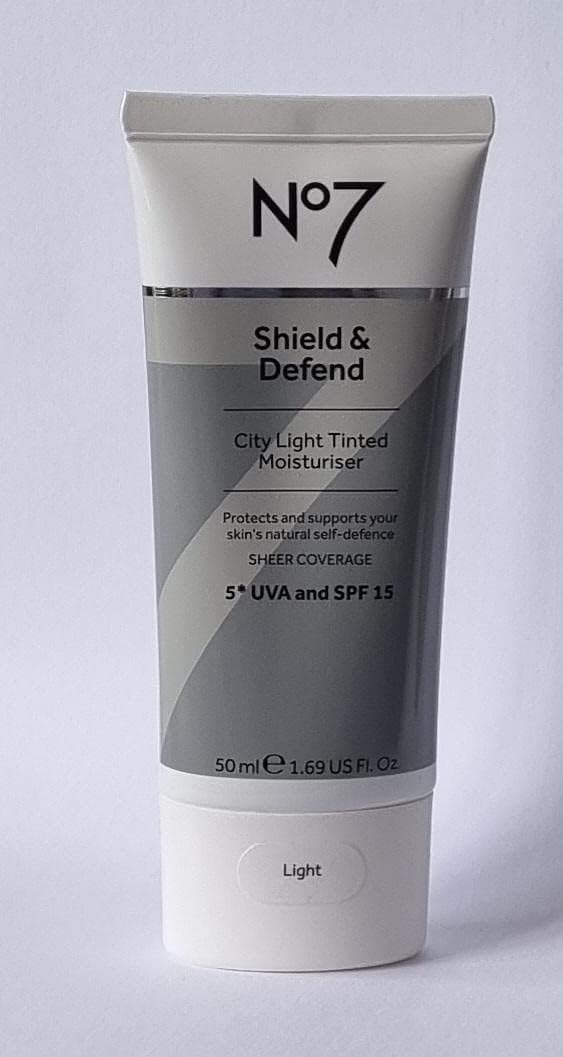 No7 Shield & Defend City Light Tinted Moisturiser - Light - Spf15, 50Ml (Pack Of 1)