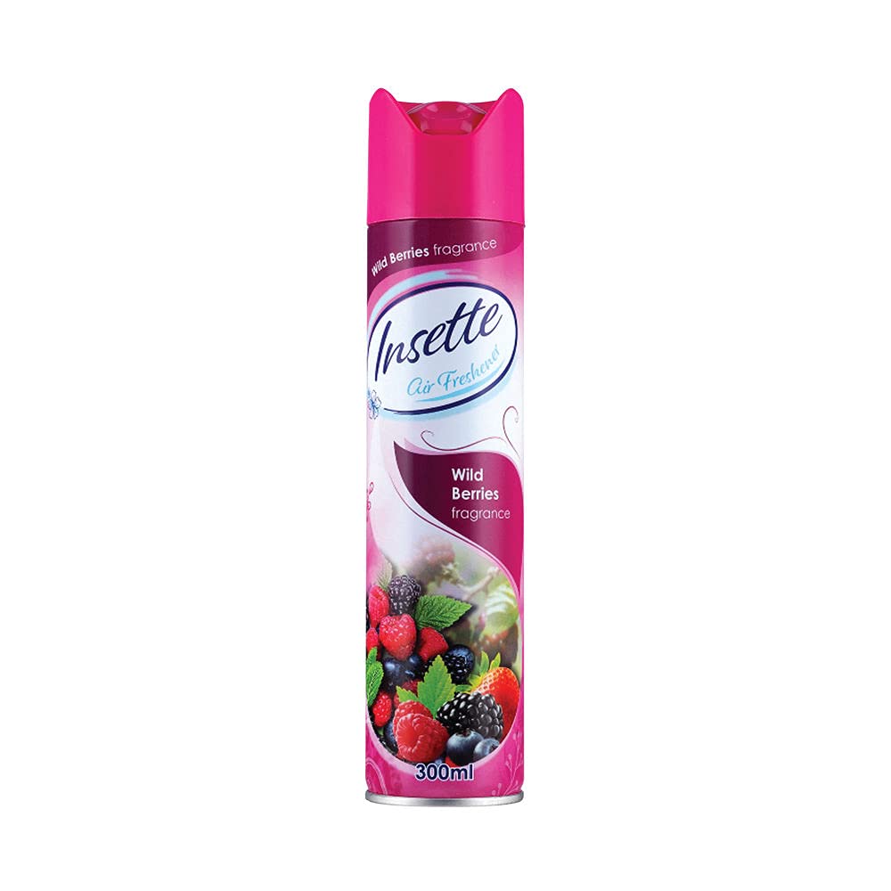Insette 1008233 Air Freshener, Wild Berry, 300 Ml (Pack Of 2)