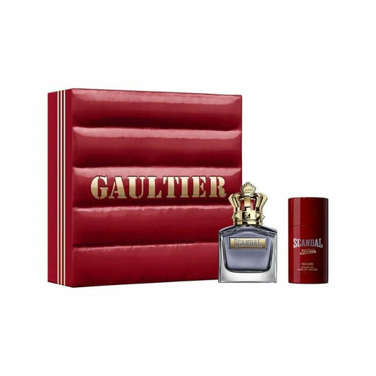 Jean Paul Gaultier Scandal Him Eau De Toilette 3-Pcs Gift Set (Edt 3.4 Fl Oz + Deodorant Spray 5.1 Fl Oz + Edt 0.34 Fl Oz) : Beauty & Personal Care