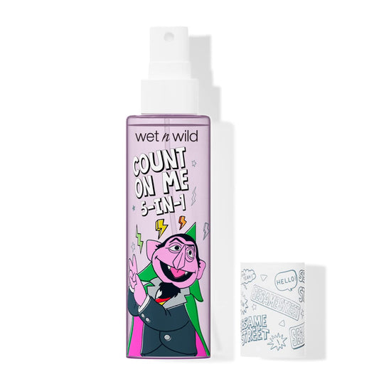 Wet N Wild X Sesame Street, Count On Me 5-In-1 Prime & Set Face Mist