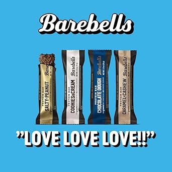 Barebells Protein Bars Variety Pack - 12 Count, 1.9oz Bars - Protein Snacks with 20g of High Protein - Chocolate Protein Bar with 1g of Total Sugars - Perfect on The Go Protein Snack & Breakfast Bars