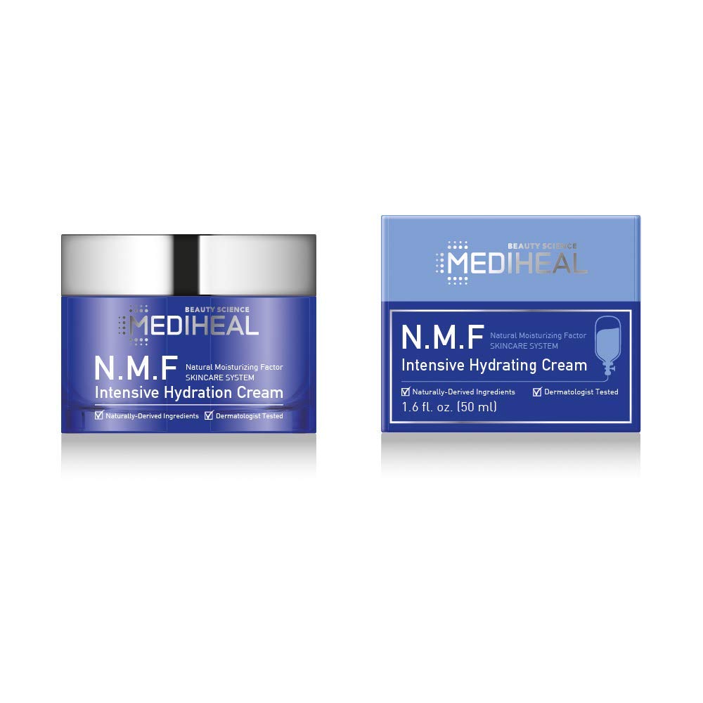 Mediheal [Us Exclusive Edition - N.M.F Intensive Hydrating Cream, Long Lasting Ultra Hydrating Facial Cream For Dry And Rough Skin