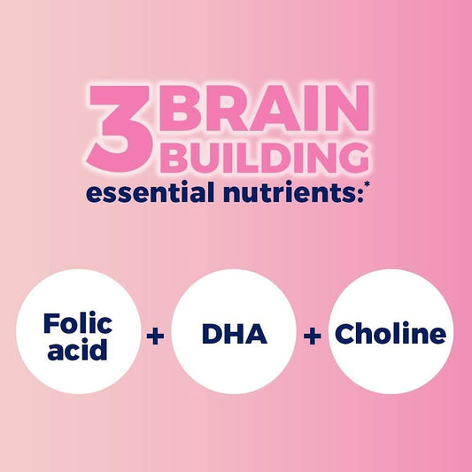 One A Day Womens Prenatal Advanced Complete Multivitamin With Brain Support* With Choline, Folic Acid, Omega-3 Dha & Iron For Pre, During And Post Pregnancy, 30+30 Count (60 Count Total Set)