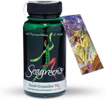 Seagreens Seaweed Food Supplement Granules, 90G, 3 Month Supply, Vegan & Additive-Free, Seaweed Supplement For Humans & Diet Support