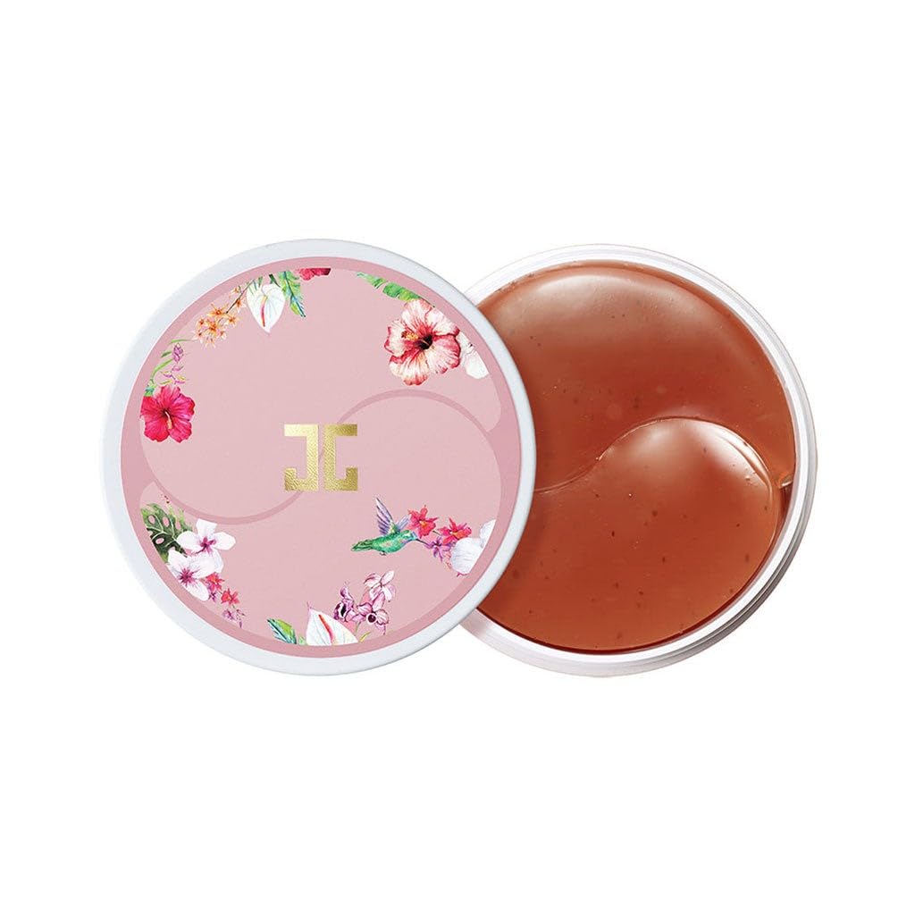 Jayjun Roselle Tea Eye Gel Patch (60 Patches) - Hibiscus Infused Radiant-Looking & Hydrating Treatment