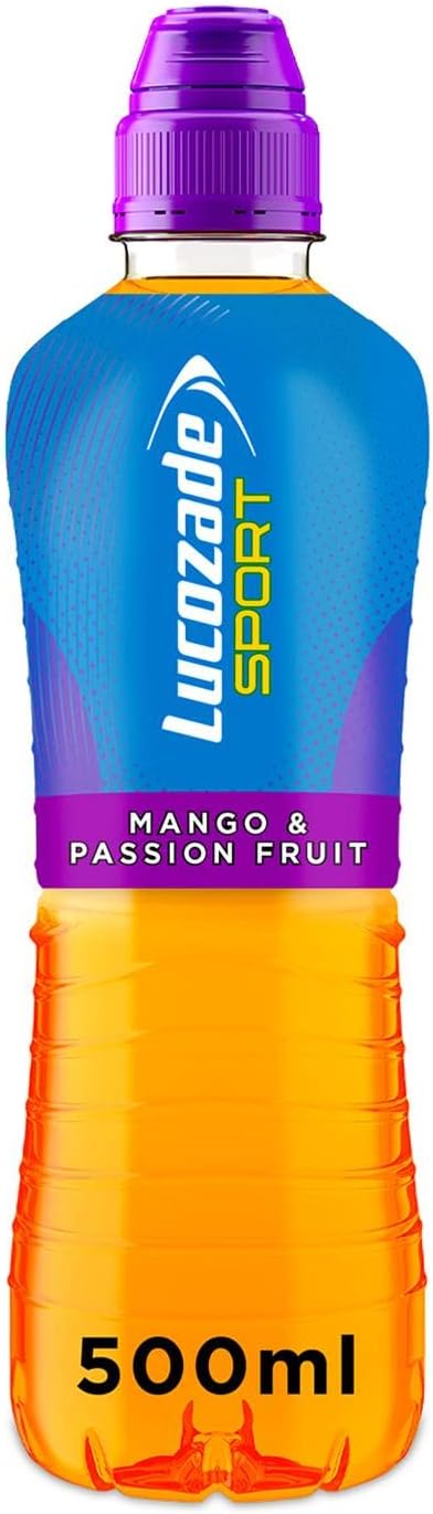 Lucozade Mango And Passion Fruit Flavour Sports Drink 12 X 500 Ml